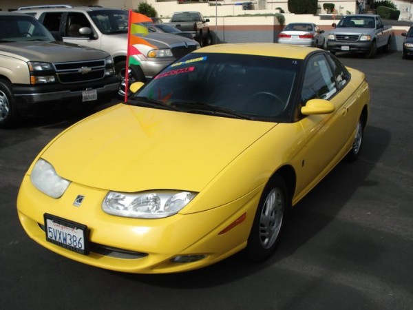 2001 Used Saturn Sc2 Color Yellow For Sale In