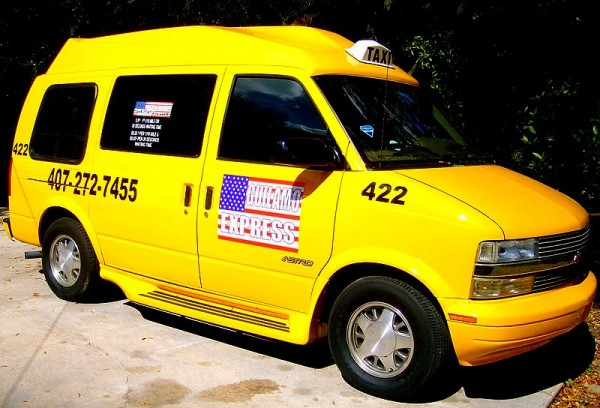 Taxicab Custom Chev,Astro Van Pays for itself!!
Very well maintained, extremely spacious, great for family vacation trips! Fits up to 7, recently bought tires, kept in a secure area, anti-brakes, air bags, a/c, automatic, Am/Fm Cassette radio, custom deco lights, TV, vcr, rear stereo system,4 headset outlets, Cream interior, automatic power, taxi permits, yellow/meter and ready to work!  Great condition, beautiful!!! Call today! Jonphe 407-272-7455

¡Muy bien mantenido, Muy espacioso, encaja hasta 7, gomas recientemente comprados, nueva batería, guardada en un área segura, antifrenos, bolsos de aire, a/c, automático, Ser/De la radio de Cassette, el interior de Crema, el poder automático, amarillo / el metro y listo a trabajar!  
¡Gran condición! Llamar a Jonphe para citarse al 407-272-7455

